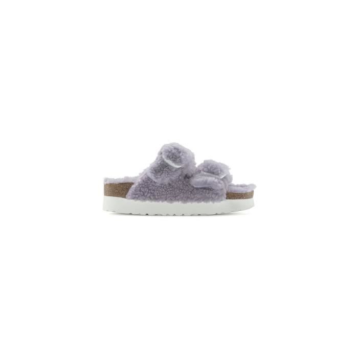 Sandale pour enfant Birkenstock ARIZONA Violet Fourrure d