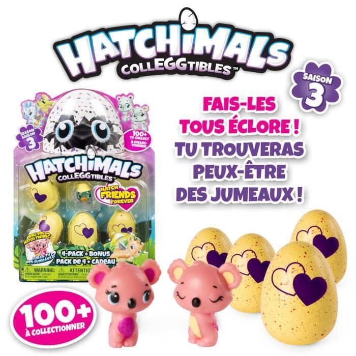 PACK DE 5 Hatchimals Saison 3 mod le al atoire Cdiscount Jeux