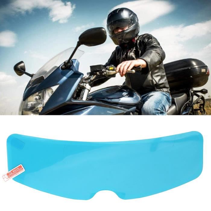 Patch de casque anti-buée 24.5cm Moto Casque Pluie Film Étanche Anti  Brouillard Casque Visière Universel pour Le Cyclisme - Cdiscount Auto