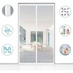 Moustiquaire Magnétique Porte 145 X 195 Cm, Moustiquaire