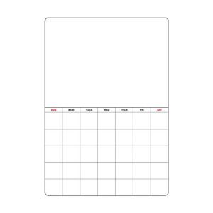 Tableau Magnétique Frigo Effaçable – Planner Familial 20x30 Cm – Idéal Pour Liste De Courses, Mémo Et Organisation