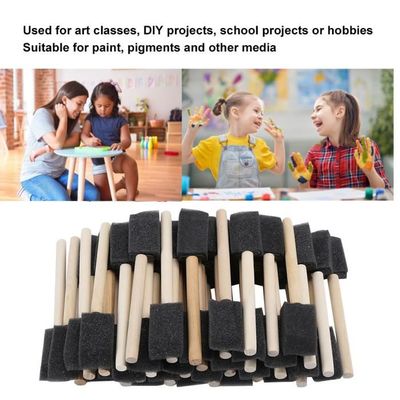 Set De 15 Pinceaux De Peinture NATUCE Pour Enfants – Nylon, Éponge, Plastique – Cadeau Créatif