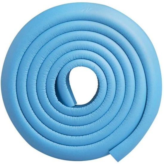 Elonglin 2 Mètre Protection des Bords et Coins pour Bébés Super Souple Anti Choc Rouleau en Mousse Bord L-Forme Protecteur Sécurité sur Coins de Murs des Meubles Bords de Table marron 35mm*12mm*2m