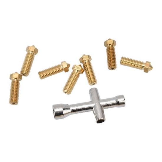 Kit 20 Buses Laiton Pour Anycubic Kobra 3, S1 - 8x0.4mm + 3x0.2/0.6/0.8/1.0mm - Pièce Imprimante 3D - 5