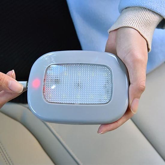 Vvciic Magn/étique Rechargeable USB Portable Adsorption Touch Control Voiture LED Lampe de Lecture Eclairage de Coffre