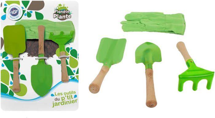 Ceinture de jardinage 3 outils - Planète Plante - Enfant dès 3 ans Ceinture de jardinage 3 outils - Planète Plante - Enfant dès 3 ans
