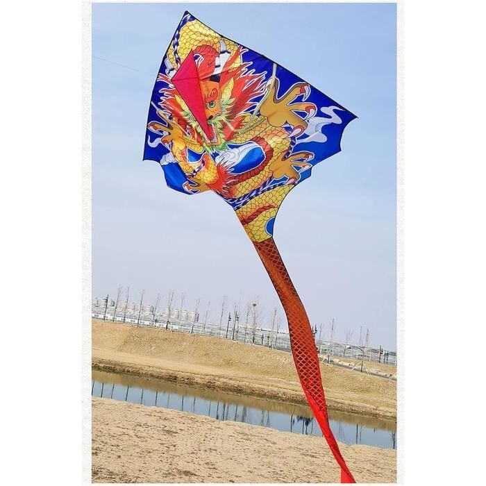 Cerf-Volant Pour Jeux Et Activités De Plein Air Verre Chinoise Pan Kite  Dragon Set Enfants Adultes Kites Kites Breeze Facile[u3731] - Cdiscount  Jeux - Jouets