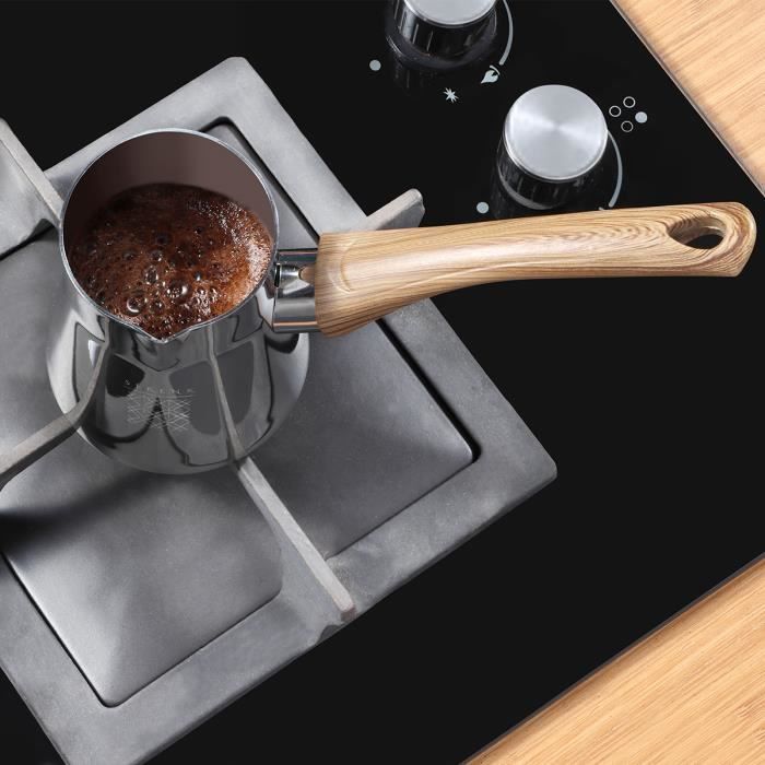 NAVA Pot à café turc avec revêtement en céramique - 700 ml - Pour la  préparation du café turc : : Cuisine et Maison