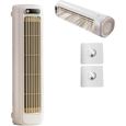Climatiseur Portable avec Ventilateur et 3 Vitesses, Mini rafraîchisseur air, sans Installation 1 piece Apricot-chargin VENTILATEUR