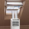 Tissu d’Isolation pour Fenêtre à Pivot Central - pour Climatiseur Mobile et Sèche-Linge