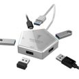 Convertisseur Game 4 Ports USB 3.0 GAME CONVERTER SILVER G1 pour  N-Switch-PS 5,4,3 / Xbox-one HERMOD-0