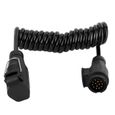 DEX Câblage de remorque, adaptateur de remorque, rallonge de câble 13 broches à 13 broches connecteur de câblage de re 7429604624932-0