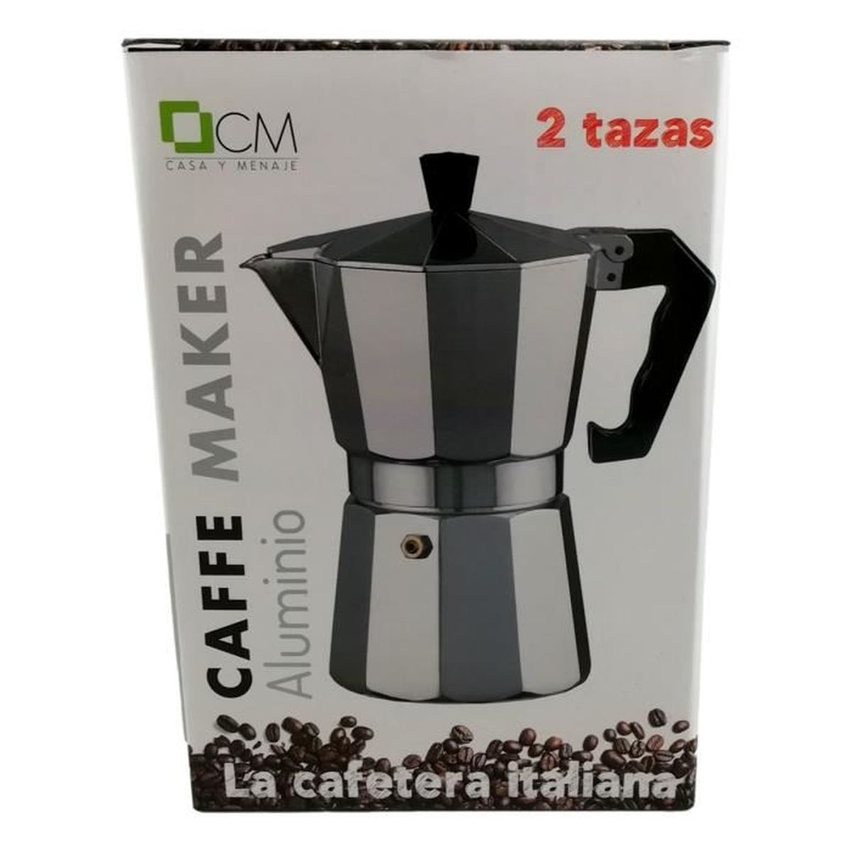 Cilio Espresso Réchaud Caffettiera pour 2 tasses en acier inoxydable 
