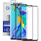 Compatible Huawei P30 Pro- 2 Films Protection écran Verre trempé résistant incurvé 3D (Bords Noir) NOVAGO