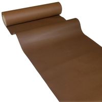 JUNOPAX Chemin de Table en papier chocolat 50 m x 0,40 m |  imperméable et peut être essuyée