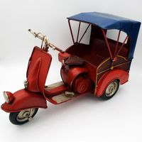 Modèle de voiture vintage vintage DynaSun Art en métal, collection 1: 8 échelle 25 cm