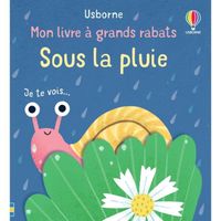 Usborne - Sous la pluie - Mon livre à grands rabats -  173x159
