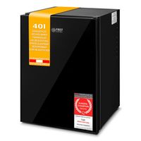 Mini-Réfrigérateur Silencieux TZS First Austria 40L - Design Rétro Orange Avec Poignée