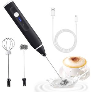 Mousseur à Lait Électrique SHARDOR 4-en-1 - 500W Pour Cappuccino, Latte Et Chocolat Chaud