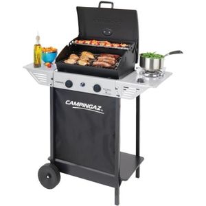 BARBECUE Barbecue Campingaz 3 Series Classic Xpert 100 LS Plus Rocky - Gaz naturel - 9200 W - Noir - Argent - Sur chariot