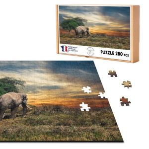 PUZZLE Puzzle Classique 280 pièces Elephant D'Afrique Dan