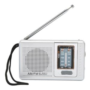 RADIO CD CASSETTE Fdit Mini radio Radio AM FM à piles haut-parleur i