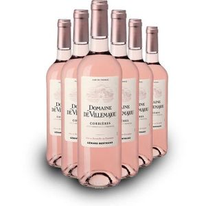 VIN ROSE Domaine de Villemajou Corbières - Vin rosé x6