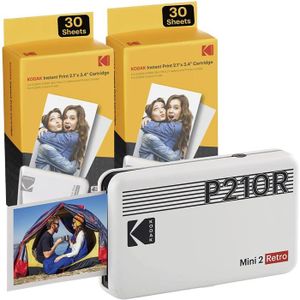 IMPRIMANTE Kodak Mini 2 Retro Imprimante Photo Mobile pour Sm