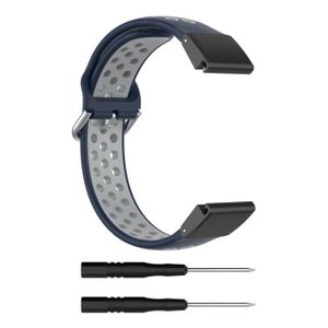 Generic Bracelet de rechange en silicone 26mm pour Garmin Fenix 6X GPS/6X  PRO/6X Sapphire GPS/ fenix 5x/GPS/5x puls/ à prix pas cher