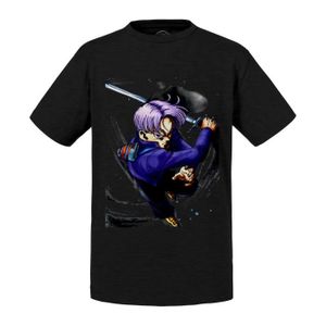 T-SHIRT T-shirt Enfant Noir Trunks Coup d'Epee Dragon Ball