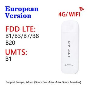 Routeur Mobile WiFi 4G 2.4GHz 150Mbps Carte SIM Routeur WiFi Modem Transmission de données Rapide Hotspot WiFi Mobile avec 1 Port Micro USB pour Voyage. 