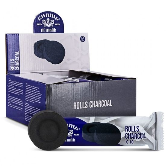 Charbon Allumage Rapide NKlaus - 10 Tablettes Ø50mm, 75min De Combustion