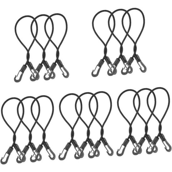 Lot De 6 Crochets D'amarrage Pour Kayak, Bateau, Voilier - Avec Boucle De Fixation, Matériau Nylon Robuste - 3