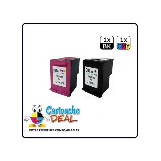 Inchiostro Compatibile HP 301XL – 400ml, Nero E Colori, Per Envy 4502-4508