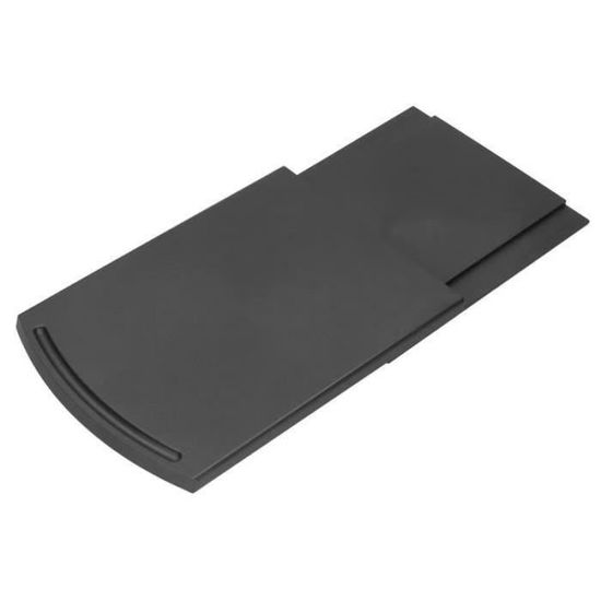 DAGORD Tapis Machine à Café Coulissant | Protection Plan De Travail Antidérapante - Noir 44x28cm