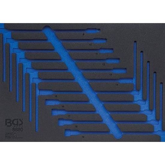 Insert De Servant BGS TECHNIC – Vide Pour Jeu De 12 Clés Mixtes 6 à 22 Mm – Réf. 68501-1