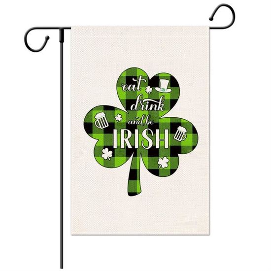 Drapeau De Jardin Imprimé Notes De Musique - Double Face 30,5x45,7 Cm - Polyester Résistant Aux UV - Pour Porche, Terrasse, Toute L'année