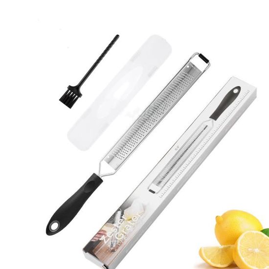 Râpe à Fromage De Cuisine En Acier Inoxydable Avec Couvercle En Plastique Poignée Ergonomique