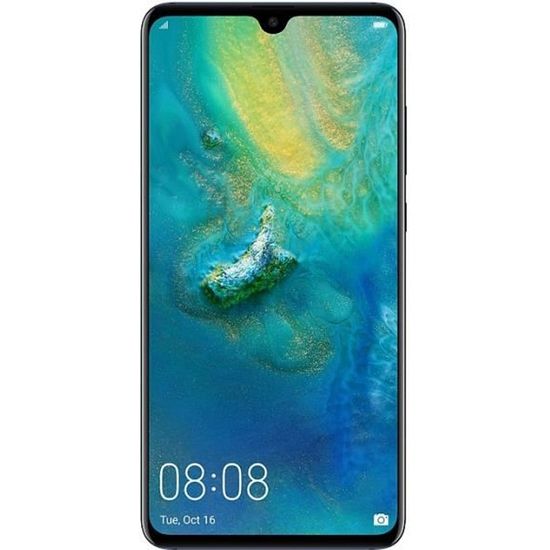 Smartphone Huawei Mate 20 - 16,6 cm (6.53") - 4 Go RAM - 128 Go - 12 MP - Android 9.0 - Bleu