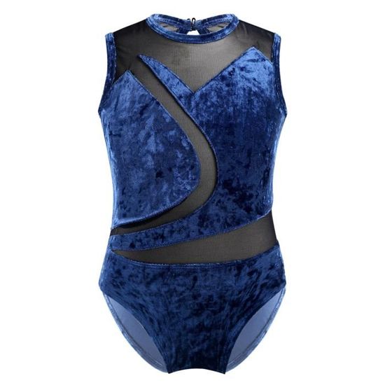 Maillot de Danza / Gimnasia para Mujer Mangas Largas Color Rojo