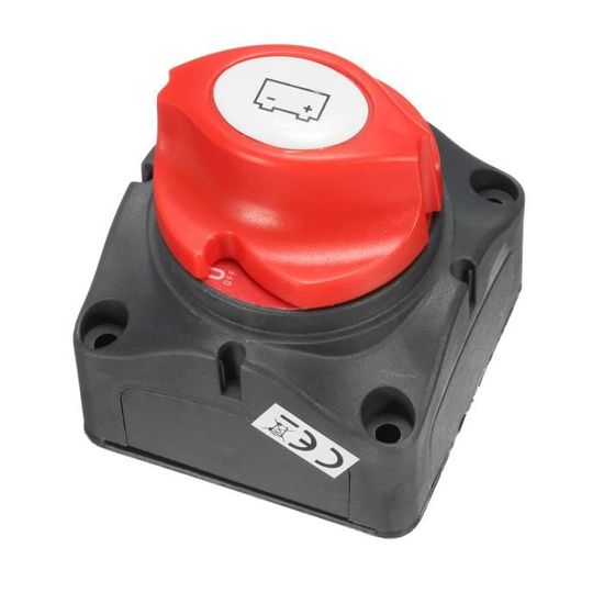 Interrupteur Isolateur De Batterie Avec Clé - Pour Camping-car, Bateau, Véhicule - Coupure Rapide De L'alimentation - Étanche