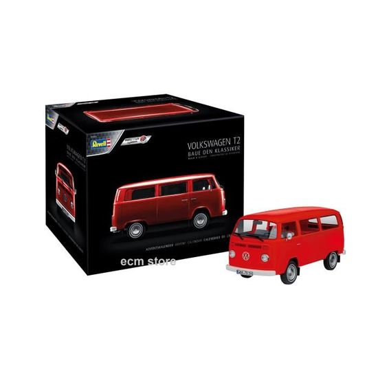 REVELL - Maquette avec peinture à assembler - VW T2 bus calendrier de l
