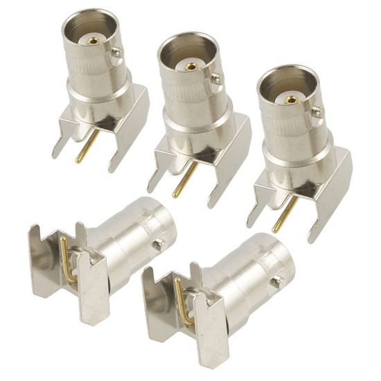 20 Connecteurs Audio Jack 3,5 Mm Femelle Pour Montage Sur PCB - Noir Et Argent - Lot De 20 Pièces