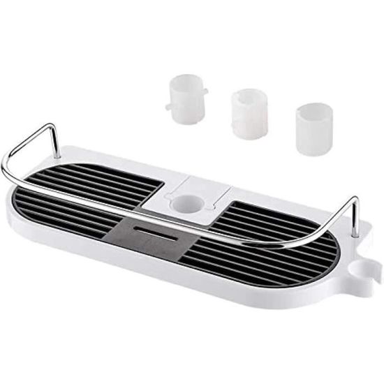 M34032, Porte Savon Douche, Support sans Percage, Étagère pour Tringle de Douche 19mm-25mm, Noir M34032, Porte Savon Douche, Support sans Percage, Étagère pour Tringle de Douche 19mm-25mm, Noir