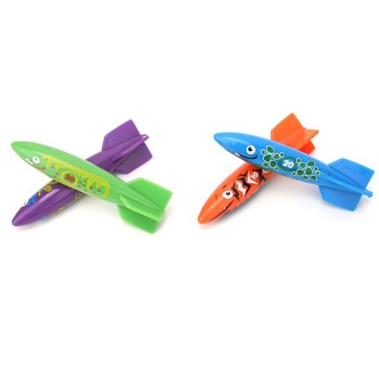 Jouet Poisson Sous-Marin Pour Piscine - Planeur Hydrodynamique, Enfants, Rouge, Sans Pile (Taille Moyenne)