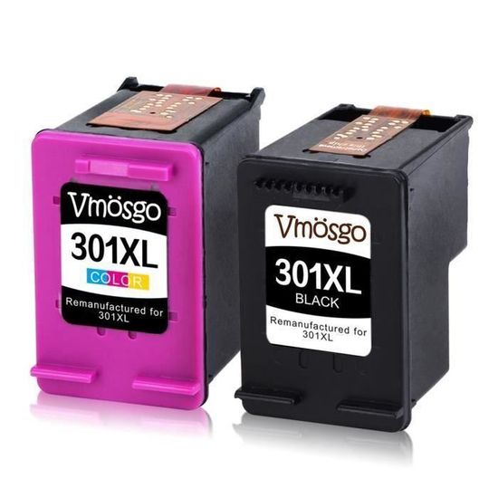 Lot 3 Cartouches D'encre 301 XL Noir + Couleur COMPATIBLES HP Envy 5530 - Neuf