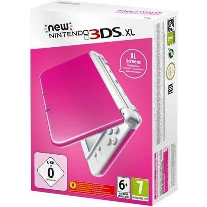 New 3DS XL Rose et Blanche
