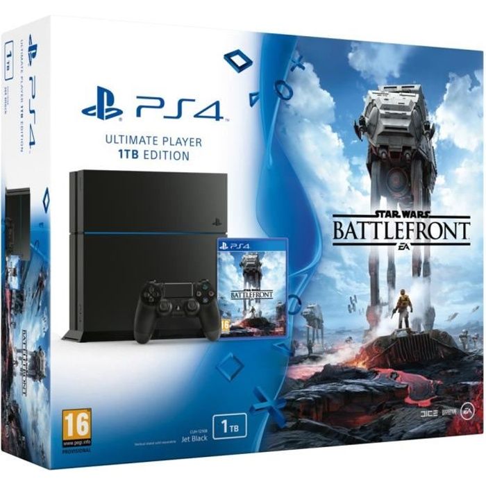 Sony Computer Entertainment PS4 1 To + Star Wars Battlefront