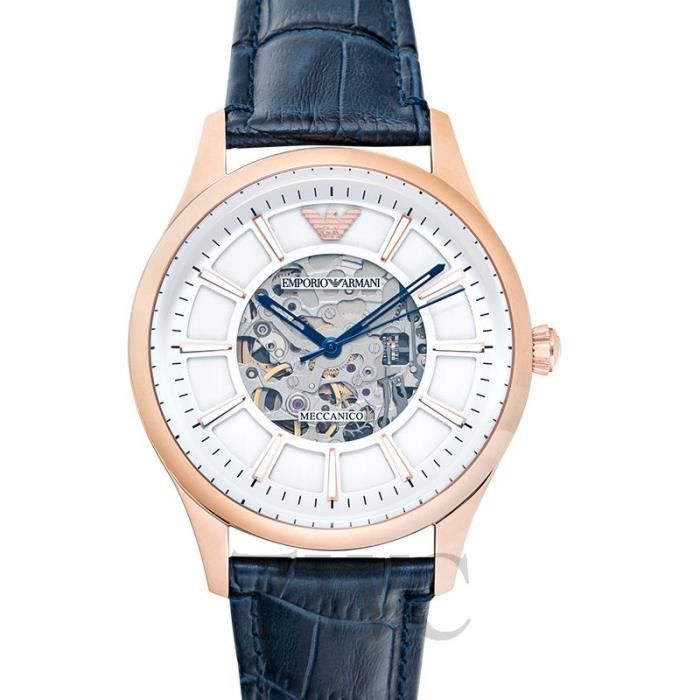 MONTRE HOMME EMPORIO ARMANI Mécanique Automatique Cadran Squelette AR1947