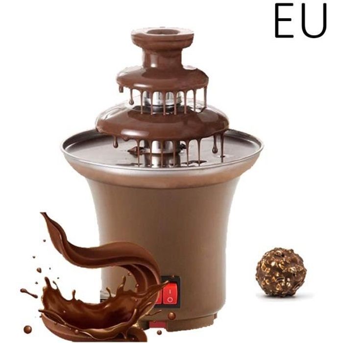 14.5cm 3 Cascades Fontaine de Chocolat Domestique Electrique Ustensiles de Cuisine - EU